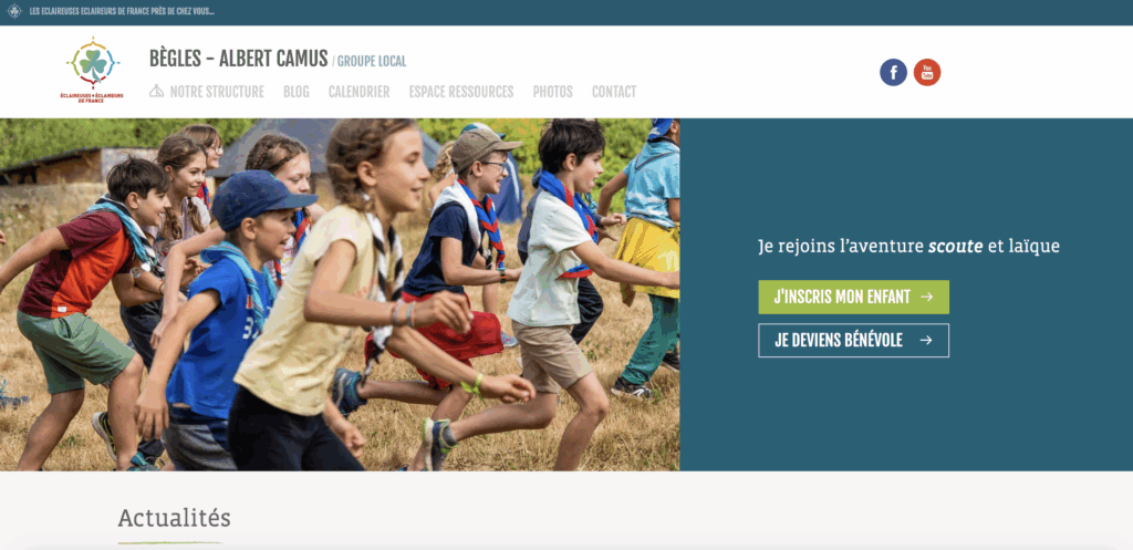 Bienvenue sur notre nouveau site