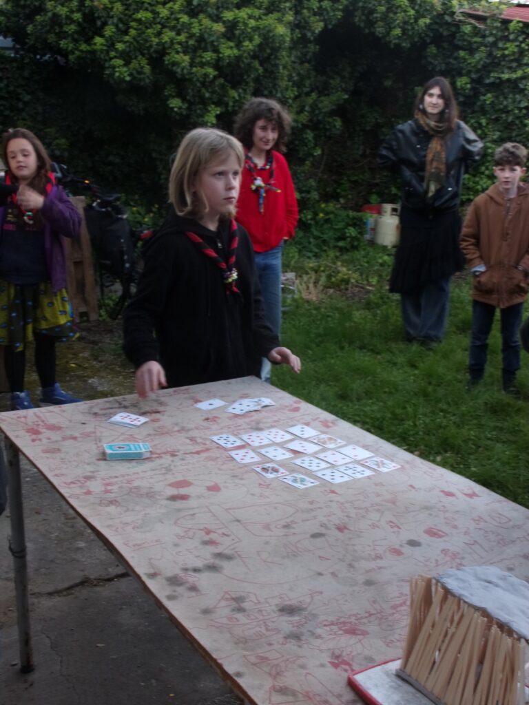 soirée initiatives, Louvettes, Louveteaux, EEDF Bègles, avril 2026.